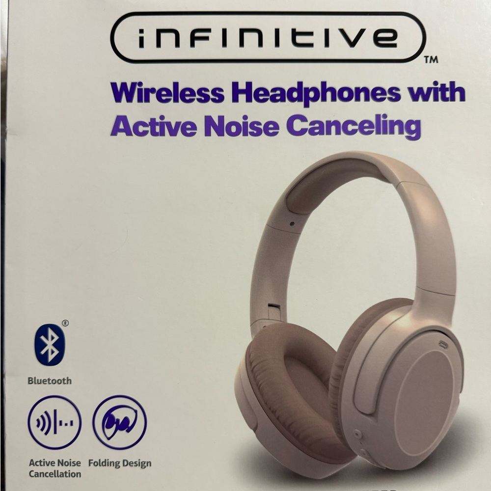Infinitive Bluetooth Headphones with Active Noise Canceling